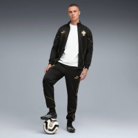 PUMA Portugal Pantera Negra Anthem Survêtement à Capuche Woven Noir Doré