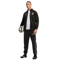 PUMA Portugal Pantera Negra Anthem Veste à Capuche Woven Noir Doré