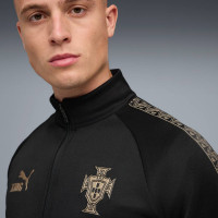 PUMA Portugal Pantera Negra Anthem Veste à Capuche Woven Noir Doré