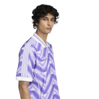 adidas Real Madrid Lifestyler T-Shirt Paars Wit