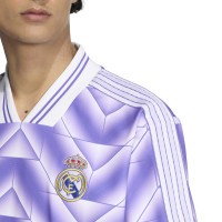 adidas Real Madrid Lifestyler T-Shirt Paars Wit