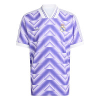 adidas Real Madrid Lifestyler T-Shirt Paars Wit