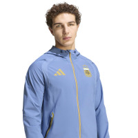 adidas Argentine Tiro Travel Survêtement Full-Zip 2026-2028 Bleu Bleu Foncé Doré