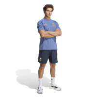 adidas Argentine Tiro Travel Short 2026-2028 Bleu Foncé Doré