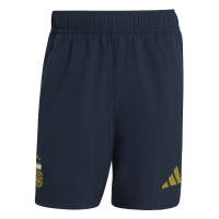 adidas Argentine Tiro Travel Short 2026-2028 Bleu Foncé Doré