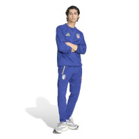adidas Italië Tiro Travel Crew Trainingspak 2026-2028 Blauw Goud