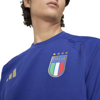 adidas Italië Tiro Travel Set 2026-2028 Blauw Goud