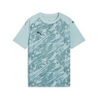 PUMA teamFINAL Graphic Voetbalshirt Kids Mintgroen