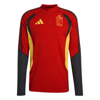adidas Belgique Survêtement 1/4-Zip 2026-2028 Enfants Rouge Noir Jaune