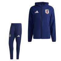 adidas Japan Tiro Travel Trainingspak Full-Zip 2026-2028 Donkerblauw Wit