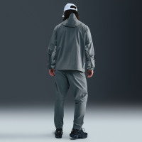 Survêtement zippé tissé Nike FC Barcelona Tech 2025-2026 gris foncé noir