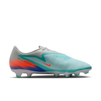 Nike Phantom 6 Low Academy Gazon Naturel Artificiel Chaussures de Foot (MG) Argenté Turquoise Orange Bleu Noir