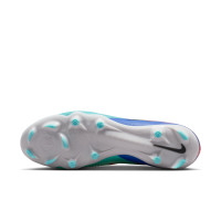 Nike Phantom 6 Low Academy Gazon Naturel Artificiel Chaussures de Foot (MG) Argenté Turquoise Orange Bleu Noir