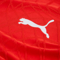 PUMA teamFINAL26 Knit Voetbalshirt Rood Wit
