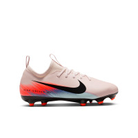 Nike Zoom Mercurial Vapor 16 Academy Gras / Kunstgras Voetbalschoenen (MG) Kids Roze Blauw Turquoise
