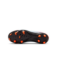 Nike Zoom Mercurial Vapor 16 Academy Gazon Naturel Artificiel Chaussures de Foot (MG) Enfants Rose Bleu Turquoise