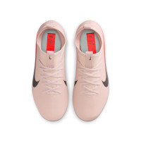 Nike Zoom Mercurial Vapor 16 Academy Gras / Kunstgras Voetbalschoenen (MG) Kids Roze Blauw Turquoise