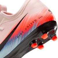 Nike Zoom Mercurial Vapor 16 Academy Gras / Kunstgras Voetbalschoenen (MG) Kids Roze Blauw Turquoise