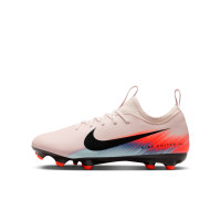Nike Zoom Mercurial Vapor 16 Academy Gazon Naturel Artificiel Chaussures de Foot (MG) Enfants Rose Bleu Turquoise