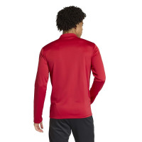 Survêtement zippé adidas Entrada 26 rouge et noir