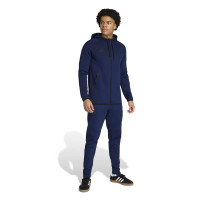 Pantalon de survêtement adidas Tiro Travel bleu foncé