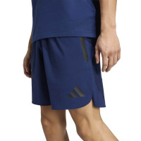 Short de jogging adidas Tiro Travel, bleu foncé et noir
