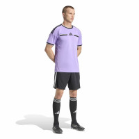 Maillot d'arbitre à manches courtes adidas REF 26 violet noir