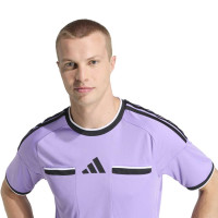 Maillot d'arbitre à manches courtes adidas REF 26 violet noir
