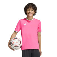 Maillot de football adidas Entrada 26 rose et noir pour Enfants