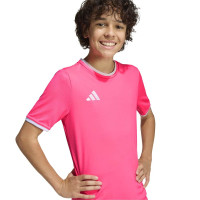 adidas Entrada 26 Voetbalshirt Kids Lichtroze Wit