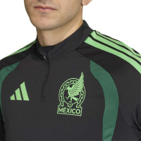 adidas Mexico Trainingspak 1/4-Zip 2026-2028 Zwart Lichtgroen Groen
