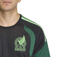 adidas Mexique Maillot d'Entraînement 2026-2028 Noir Vert Clair Vert