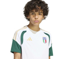 adidas Italië Trainingsshirt 2026-2028 Kids Wit Groen Goud