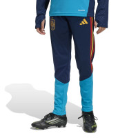 adidas Spanje Trainingspak 1/4-Zip 2026-2028 Kids Lichtblauw Donkerblauw Geel