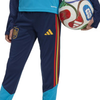 adidas Spanje Trainingsbroek 2026-2028 Kids Donkerblauw Lichtblauw Geel