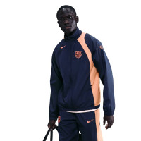 Veste d'entraînement Nike FC Barcelona Total 90 bleu foncé orange