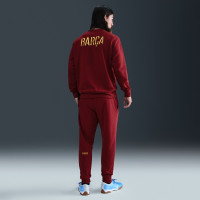 Pantalon de survêtement en polaire Nike FC Barcelona Club 2025-2026 jaune rouge foncé