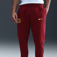 Pantalon de survêtement en polaire Nike FC Barcelona Club 2025-2026 jaune rouge foncé