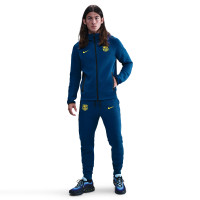 Nike FC Barcelona Tech Fleece Vest 2025-2026 Donkerblauw Geel