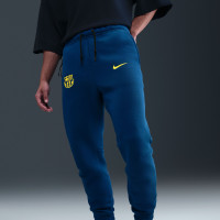 Nike FC Barcelona Tech Fleece Joggingbroek 2025-2026 Donkerblauw Geel
