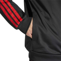 adidas Belgique DNA Survêtement Full-Zip 2026-2028 Noir Rouge