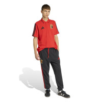 adidas Belgique DNA Pantalon d'Entraînement 2026-2028 Noir Rouge