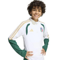 adidas Italië Trainingspak 1/4-Zip 2025-2028 Kids Wit Groen Goud