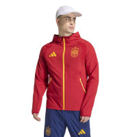 adidas Spanje Tiro Travel Trainingspak Full-Zip 2026-2028 Rood Geel Blauw