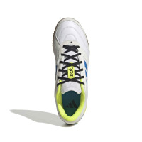 adidas Top Sala Competition II Zaalvoetbalschoenen (IN) Wit Blauw Neongeel Zwart