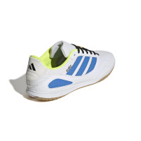 adidas Super Sala III Chaussures de Foot en Salle (IN) Blanc Bleu Néon Jaune Noir