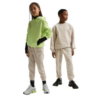 Pantalon de survêtement en polaire Nike Sportswear Club pour Enfants Marron Clair Blanc