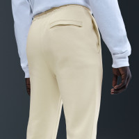 Pantalon de survêtement en polaire Nike Sportswear Club beige clair blanc
