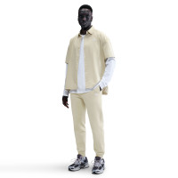 Pantalon de survêtement en polaire Nike Sportswear Club beige clair blanc