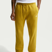 Combinaison de jogging en polaire Nike Sportswear Club à capuche jaune foncé et blanc